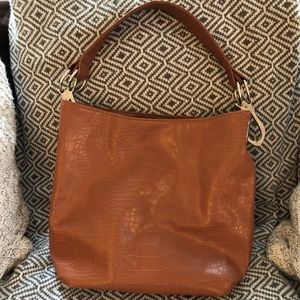 Faux Leather Shoulder Bag 👜